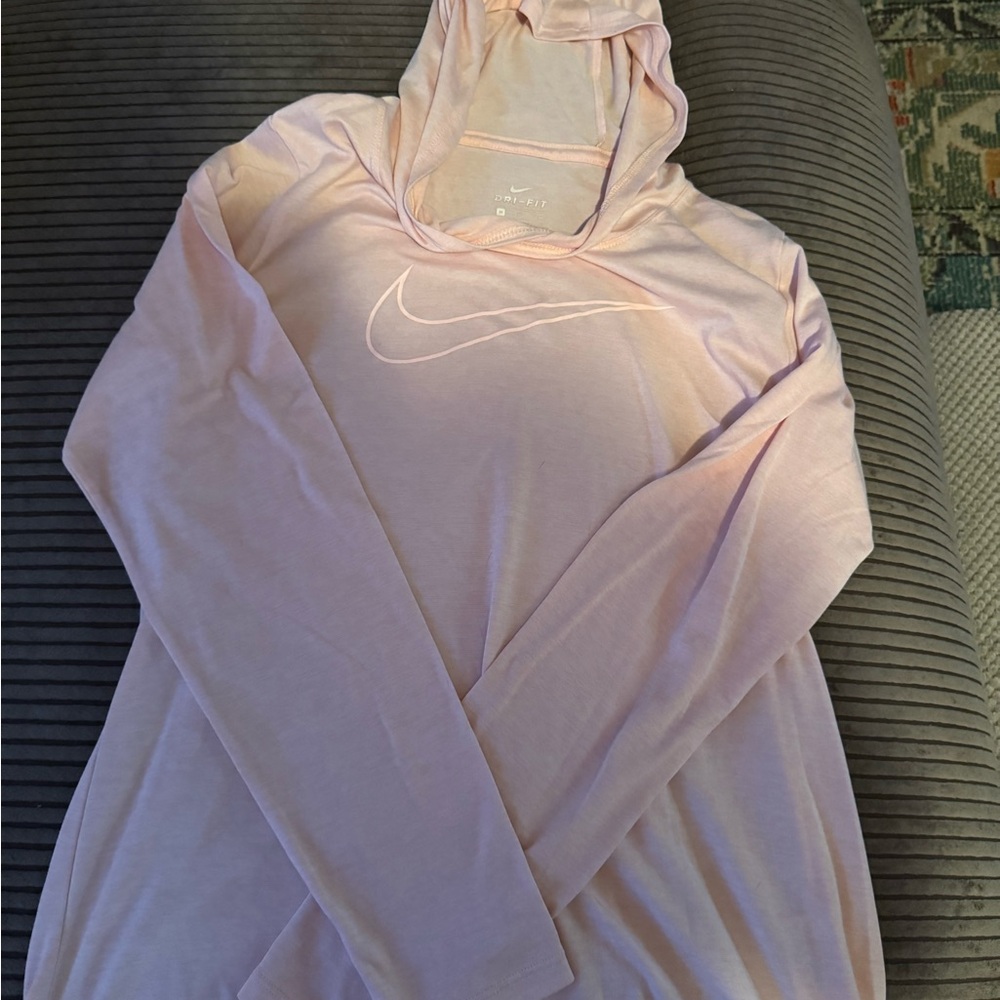 Nike Soft Pink Hoodie with Swoosh